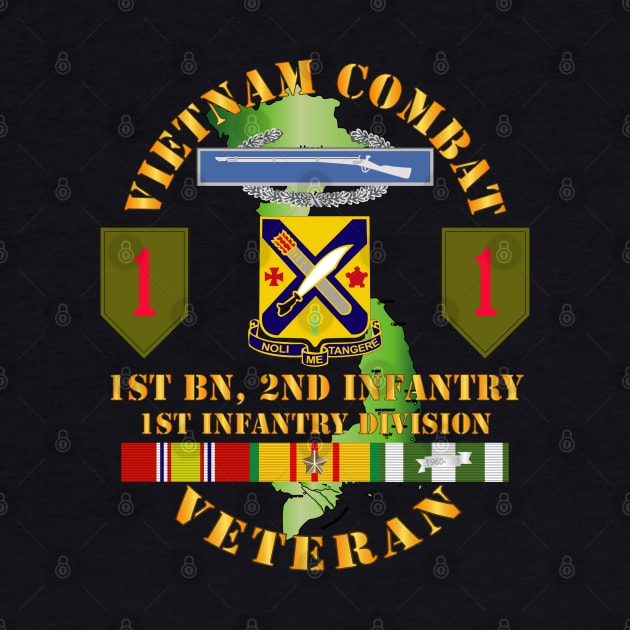 Vietnam Combat Infantry Veteran w 1st Bn 2nd Inf 1st Inf Div SSI by twix123844